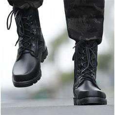 Men Combat Wool Leather Boots Size Information: Bluetooth Motorcycle Helmet, Elegant Boots, Streetwear Jackets, Motorcycle Vest, Motorcycle Bag, Leg Bag, Mens Leather Boots, Motorcycle Leather, Leather Motorcycle Jacket