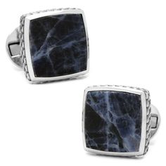 Sterling Classic Scaled Lapis Cufflinks Onyx Cufflinks, Mens Cufflinks, Diamond Cufflink, Pearl Cufflinks, Lapis Stone, Round Logo, Stud Set, Silver Cufflinks, Cufflinks Men