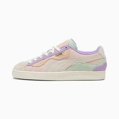 Suede Trippy Sneakers | PUMA Number 30, Fenty X Puma, Purple Sneakers, Sneakers Puma, Puma Suede, Shipping Labels, Shoe Inspo, Lace Up Sneakers, Leather Products