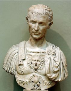 a bust of a man with an eagle on his chest