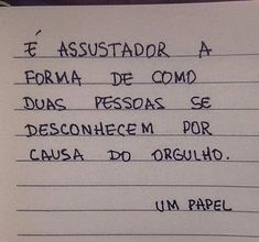 a piece of paper with writing on it that says,'e assutador a forma de comida