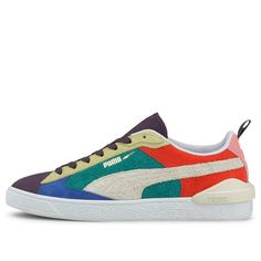 Puma Suede Bloc Wtformstrip Sneakers/Shoes Sporty Multicolor Skate Shoes With Vulcanized Sole, Sporty Multicolor Skate Shoes With Gum Sole, Multicolor Lace-up Synthetic Skate Shoes, Multicolor Synthetic Lace-up Skate Shoes, Sporty Multicolor Synthetic Skate Shoes, Low-top Puma Skate Shoes For Skateboarding, Puma Low-top Skate Shoes For Skateboarding, Multicolor Synthetic Skate Shoes For Sports, Low-top Synthetic Puma Sneakers