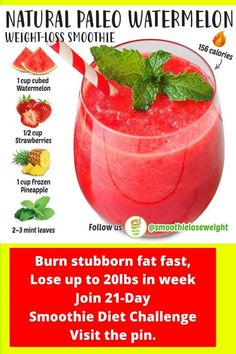 a poster with the words natural paleo watermelon on it and an image of a