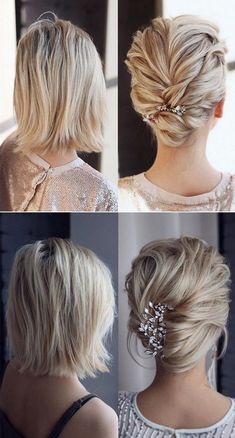 Medium Length Wedding Hairstyles, Short Bridal Hair, Short Hair Bride, Wedding Hairstyles Medium Length, Medium Short Hair, Long Hair Wedding Styles, Hair Homecoming, Medium Long Hair