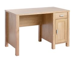 a small wooden desk with two drawers on the bottom and one drawer at the top