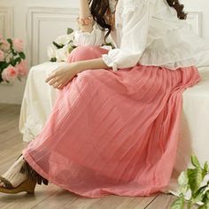 £26.91 Buy 'Tokyo Fashion – Elastic-Waist Accordion-Pleat Skirt' with Free Shipping at YesStyle.co.uk. Browse and shop for thousands of Asian fashion items from Taiwan and more! Pleat Skirt, Pleated Skirt, Tulle Skirt