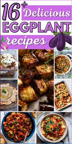 16 delicious eggplant recipes that are easy to make and can be made in less than 10 minutes