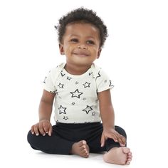 Baby Onesies bodysuits are stylish and comfortable. These adorable, asorted Onesies bodysuits are made with a soft cotton fabric thats perfectly comfortable against babys delicate skin. Baby will love how breathable this material is. This pack includes eight bodysuits. Pair them with baby pants, baby shorts, or cute baby socks to create fun and comfortable outfits your baby boy is sure to love. These classic baby clothes feature lap shoulder necklines that make wardrobe changes easier than ever. Short Sleeve Bodysuit For Playtime, Cotton Basic Onesie For Playtime, Cotton Short Sleeve Bodysuit For Playtime, Playful Cotton Short Sleeve Bodysuit, Cotton Short Sleeve Bodysuit For Playwear, Playful Cotton Bodysuit, Cute Cotton Short Sleeve Bodysuit For Playtime, Playful White Short Sleeve Bodysuit For Loungewear, White Playful Short Sleeve Bodysuit For Loungewear