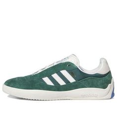 adidas Puig 'Collegiate Green' GY6933 (SNKR/Cozy/Skate/Light/Low Top/Non-Slip) Adidas Custom Skateboarding Sneakers With Round Toe, Adidas Low-top Custom Sneakers For Skateboarding, Low-top Three Stripes Skate Shoes, Low-top Skate Shoes With Three Stripes For Skateboarding, Adidas Green Skate Shoes With Boost Midsole, Adidas Green Skate Shoes, Adidas Low-top Skate Shoes For Skateboarding, Green Low-top Adidas Skate Shoes, Custom Low-top Adidas Sneakers For Skateboarding