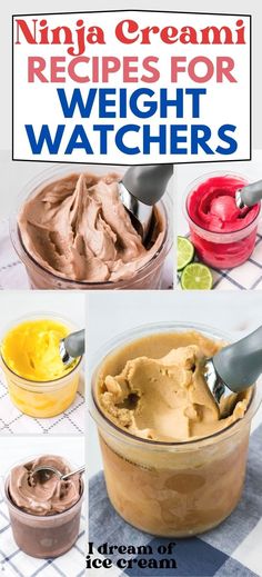 the recipe for weight watchers includes peanut butter and ice cream