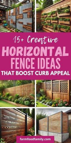 the different types of fences that are used to create an attractive fence for your yard