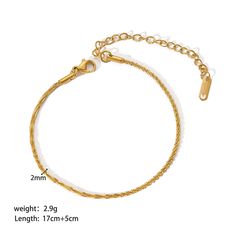 Material: Stainless Steel Fashion Element: Twist Style: INS Style Twist Style, Snake Chain Bracelets, Bracelets Gold, Snake Bracelet, Chain Bracelets, Stainless Steel Plate, Bracelet For Men, Gold Bracelet Chain, Gold Plated Bracelets