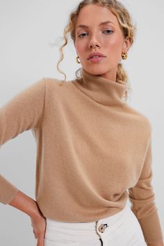 Camel Cashmere Turtleneck Sweater | Tuckernuck Fall Cashmere Turtleneck, Spring Cashmere Turtleneck Sweater, Chic Cashmere Turtleneck Sweater, Classic Cashmere Turtleneck Sweater, Cozy Cashmere Turtleneck Top, Camel Sweaters, Cashmere Turtleneck, Kids Sale, Turtleneck Sweater