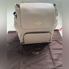 New With Tags, Original Stuffing And Protective Bag. Kate Spade Charley Cobble Hill Backpack Beige Backpack With Dust Bag For On-the-go, Beige Backpack For On-the-go With Dust Bag, Beige On-the-go Backpack With Dust Bag, Kate Spade Leather Backpack With Adjustable Strap, Kate Spade Leather Backpack With Removable Pouch, Kate Spade Leather Backpack With Detachable Strap For On-the-go, Kate Spade Leather Backpack With Detachable Strap For Travel, Kate Spade Leather Backpack With Detachable Strap, Kate Spade Standard Backpack