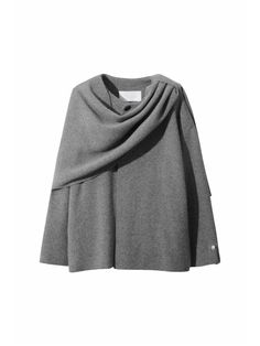 Composition : Shell: Cashmere 100% (excluding wick, reinforcement, trademark, pattern, lace, band, etc.)Color : GrayCountry of Origin : Republic of Korea Scarf Jacket, Casual Coat, Cashmere Scarf, Casual Jacket, Gray Jacket, Cashmere, Composition, Jackets & Coats, Band