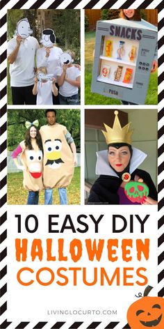 easy diy halloween costumes for kids to make