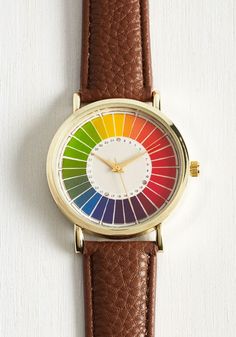 ♫ Somewhere over the ... shut up and take my money. ♫ Indie Clothes, Gold Prom, The Color Wheel, Rainbow Jewelry, Mocha Brown, Color Wheel, Gifts Unique, Leather Band