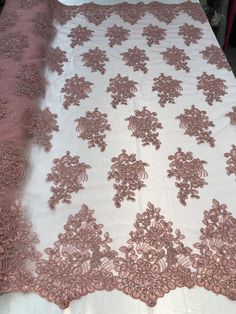 Flower Lace Fabric, Lace Mesh Dress, Bridesmaid Gowns, Gowns Bridesmaid, Event Decorations, Gowns Wedding, Rose Lace, Flower Lace, Sequin Fabric