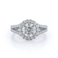 https://embed.imajize.com/7606453 Lab Created Diamond Rings Engagement, Halo 2, Round Engagement, Lab Grown Diamond Engagement Ring, Split Shank Ring, Lab Diamond Engagement Ring, Gorgeous Engagement Ring, Engagement Rings Platinum, Cushion Cut Diamonds