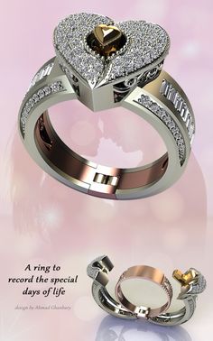 Luxury Heart-shaped Ring For Valentine's Day, Valentine's Day Fine Jewelry Diamond Ring, Heart Cut, Jewelry Set Design, Rings Fashion, Gold Rings Fashion, Set Design, Jewelry Set, Fashion Rings