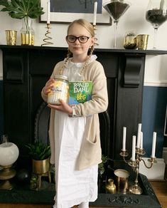 The Bfg Costume Ideas, Bfg Costume Diy, Sophie Bfg Costume, Bfg Costume, The Bfg Book, Romy Dress, Book Characters Dress Up, Roald Dahl Day, Dream Jar