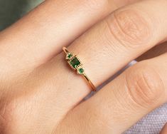 5 Dainty Emerald Cut Emerald Ring, Dainty Green Emerald Cut Ring, Dainty Emerald Rings With Emerald Cut, Dainty Emerald Birthstone Ring For Anniversary, Dainty Emerald Rings For Promise, Dainty Emerald Promise Ring, Dainty Emerald Ring As Gift, Dainty Emerald Ring With Accent Stones For Gift, Dainty Emerald Ring Gift