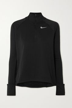 Nike's running top is designed to keep you moving when the temperature dips. It's cut from insulating Therma-FIT stretch-jersey with a reflective emblem to increase your visibility in low light. The cozy thumbholes mean you can pull the sleeves down over your hands.