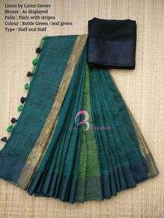 Saree Fancy, Indian Sari Dress, Linen Sarees, Long Kurti Designs, Indian Saree Blouse, Simple Sarees, Saree Blouse Patterns, Best Dress