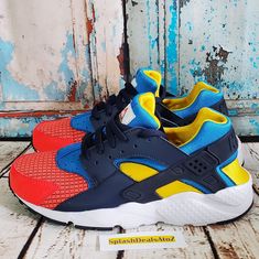 Nike Gs Huarache Run Now Spiderman Colors - Bright Crimson, Obsidian Size 7y (Fits Womens 8.5) Bnwot/Bnwob Bq7096-600 Pet And Smoke Free Home Trusted Seller Quick Shipper! Ships With Care! Questions? Send Us A Message! *Please Dont Message Me To Lower Shipping. There Are Set Shipping Rates Depending On Weight* Inv: Ss2s2-2fm Sporty Huaraches With Cushioned Footbed, Nike Sporty Huaraches With Round Toe, Sporty Nike Huaraches With Round Toe, Casual Low-top Huaraches For Running, Casual Low-top Huaraches With Rubber Sole, Sport Huaraches With Round Toe And Laces, Sport Huaraches With Laces And Round Toe, Casual Multicolor Huaraches With Rubber Sole, Huarache Run