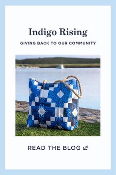 the cover of indigo rising's book, giving back to our community read the blog