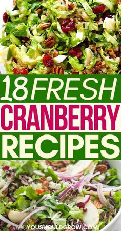 the best cranberry salad recipe is made with fresh cranberries and lettuce