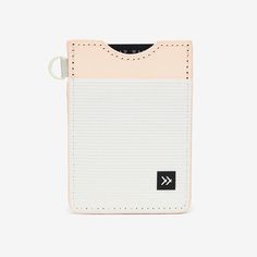 Vertical Wallet - Off White - Thread® Preppy Keychain, Keys Accessories, Sims Challenge, Thread Wallets, Rfid Technology, Wallet Keychain, Personalized Hats, Keychain Clip, Unique Gift Items