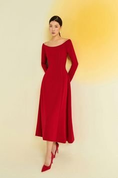 Cotton Evening Dresses, Elegant Off Shoulder Dress For Spring Dinner, Elegant Spring Off Shoulder Dress For Dinner, Elegant Off Shoulder Boat Neck Evening Dress, Elegant Off-shoulder Boat Neck Evening Dress, Elegant Off Shoulder Boat Neck Dress For Formal Occasions, Elegant Off Shoulder Midi Dress For Dinner, Elegant Off-shoulder Midi Dress For Dinner, Elegant Midi Length Off Shoulder Dress For Dinner