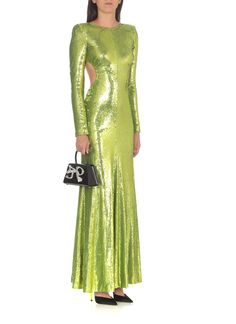 85% Polyester, 15% Polyamide Lining:, 100% Polyamide Sequin Long Dress, Versace Shop, Zimmermann Dress, Lorenzo Serafini, Iconic Women, Yoga Wear, Dress Codes, Luxury Boutique, Clothes For Sale