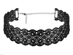 PRICES MAY VARY. GOTH VINTAGE BLACK CHOCKER NECKLACE: The Victorian Lace Choker Necklace is a great addition to your collection. Perfect for any occasion day or night MATERIALS: Meticulously crafted from high-quality stainless steel and black lace SIZE & LENGTH: Length 12.2 inches, width 1.02 inches, extender chain 4.5 inches. PERFECT GOTH VINTAGE JEWELRY GIFT: Perfect Gifts on birthday, party, Halloween,New Year, Valentine's Day, Mother's Day, Thanksgiving Day, Christmas, Anniversary, Wedding, Victorian Choker, Red Choker, Goth Choker, Black Lace Choker, Goth Vintage, Lace Choker Necklace, Goth Necklace, Gothic Chokers, Black Velvet Choker