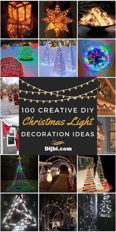 christmas light decoration ideas that are easy to make and great for decorating your home