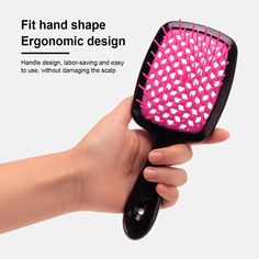 Description:1.Comfortable hand grip2.Glides through hair without tugging or pulling3.Detangles tangles, knots & matted hair - without breakage, tugging or pulling4.It works on all hair types, long, short, straight, curly, thick, fine, Adult or Child5.Works on wet or dry hairSpecification:Color: As pictureSize: 20.5*8.5*3.5 cmMaterial：ABS+TPUPackage Included:1pc x combNote:1.The actual color may be a little different from the picture.2.Due to manual measurement, the size may have 0.1-0.3cm differ Curly Hair Brushes, Wet Curly Hair, Curly Hair Brush, Tangle Free Hair, Matted Hair, Tangled Hair, Effortless Hairstyles, Comb Hair, Scalp Massage