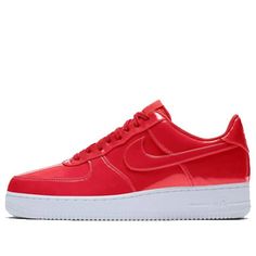 Nike Air Force 1 '07 LV8 UV 'Siren Red' AJ9505-600 (AF1/SNKR/Retro/Skate/Casual/Low Top) Red Nike Air Force 1 Sports Shoes, Nike Air Force 1 Red Sports, Red Nike Air Force 1 With Air Max Cushioning, Nike Air Force 1 Red Sports Shoes, Nike Air Force 1 07, Stylish Sneakers, Nike Air Force 1, Skate Shoes, Air Force 1