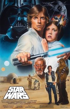 a movie poster for star wars