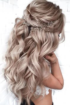 Bride Hairstyles For Long Hair, Curly Human Hair Extensions, Hair Prom, Prom Hairstyles