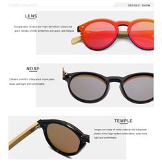 Oley Women's Full Rim Round Bamboo Leg Color Film Sunglasses Z0479 – FuzWeb Trendy Round Sunglasses For Outdoor Use, Trendy Round Sunglasses For Outdoor, Trendy Round Sunglasses For Outdoors, Round Sunglasses With Uv Protection For Outdoor, Round Sunglasses With Gradient Lenses For Outdoor, Round Frame Polarized Sunglasses For The Beach, Polarized Round Frame Sunglasses For The Beach, Round Sunglasses With Gradient Lenses For Beach, Modern Round Sunglasses For Beach