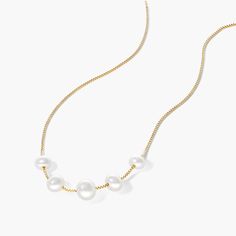 This necklace takes on the classic look of pearls with an understated, contemporary feel. A row of graduated 4.0-6.5mm freshwater pearls at the center makes it a simple way to add a touch of elegance to your look. Ring Concierge, Diamond Settings, Station Necklace, Engagement Ring Styles, Fancy Color Diamonds, Dream Ring, Diamond Design, Designer Engagement Rings, Gemstone Bracelets