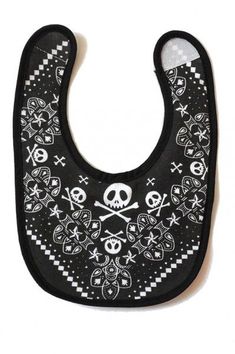 Edgy Baby, Rock Baby Clothes, Skull Bandana, Funny Baby Bibs, Future Generation, Baby Rocker