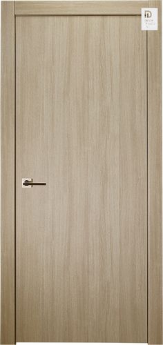 a wooden door with a handle on it