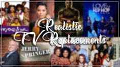 the words realistic r & b placements are shown in front of an image of people