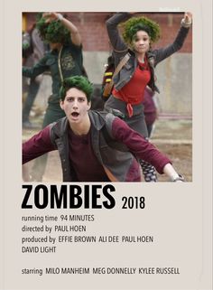 an advertisement for the upcoming zombie movie