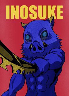 an image of a cartoon character holding a bat with the words insure on it