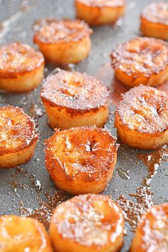 some food that is sitting on a pan and ready to be cooked in the oven