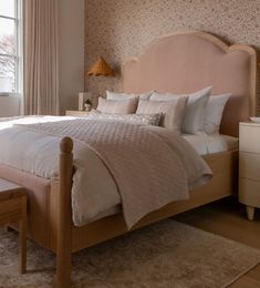 Rosa Bed Beds Lindye Galloway, Arched Headboard, Spanish Style Home, Girl’s Room, Pink Bedding, Big Girl Rooms, Toddler Room, Headboard And Footboard, High Quality Furniture