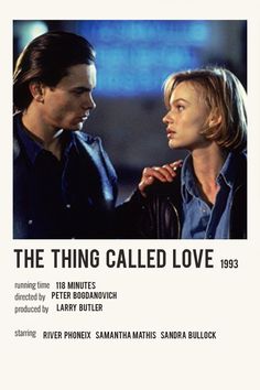 the thing called love movie poster